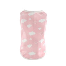 도그아이 강아지옷 구름 티셔츠, 핑크