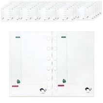 빅드림 꾸꾸까까 6공 다이어리 그림속지 핵심노트 10p, 20매