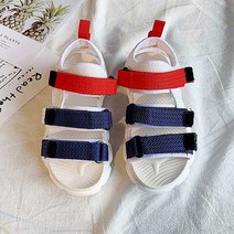 루루슈 아동용 3단 벨크로 샌들