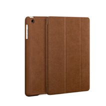로이 풀컬러 모조가죽 IPAD 보호 케이스, 브라운