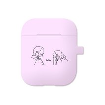 원베스트 시즌1 에어팟 실리콘 케이스, 커플대화