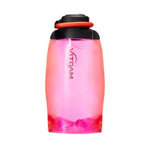 빛담 아웃도어 접이식 물병, 분홍, 500ml