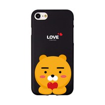 카카오프렌즈 러브 소프트 휴대폰 케이스, 블랙라이언