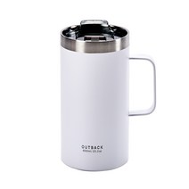 오슬로 아웃백 머그 V2 LONG, 화이트, 1개, 600ml