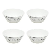 한국도자기 레트로블루 면기, 도트, 4개