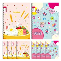 영아트 받아쓰기 스프링노트 여아용, 랜덤 발송, 10개