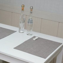 나산데코 린넨 심플 테이블매트 TM551 2p, 06 샌드스톤, 40 x 30 cm