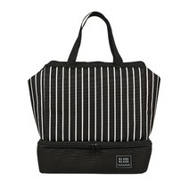 블랑블랙 스트라이프 아치 쿨러백, stripe