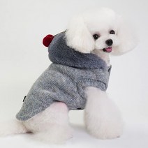쁘띠도그 체리니트털 점퍼, 그레이