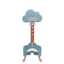 베이블퓨어리 프리미엄 유아농구대 3IN1, 오렌지 + 딥그린