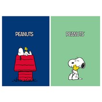 피너츠 스누피 중철노트 2종, 혼합 색상, 5세트