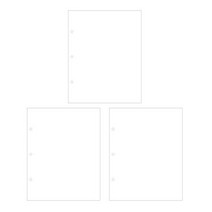 아이코닉 메모리바인더 내지 SCRAP BOOK 3p, 12매