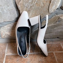 라블 밴딩 슬링백 힐 6.5cm