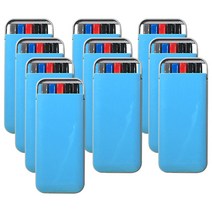 투영디자인 포켓필기구 5종세트, 블루, 10세트