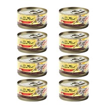 퍼시캣 슈퍼프리미엄 캣캔 치킨 & 닭간 포뮬라 고양이 사료, 80g, 8개