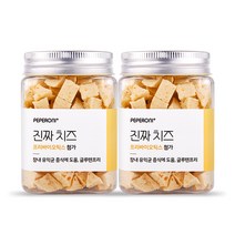 페페로니 프리바이오틱스 반려동물 간식, 치즈, 2개