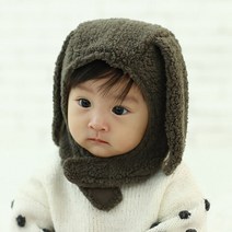 무슈 아동용 강아지 방한모