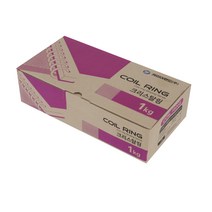 카피어랜드 4:1 PET 코일 제본 와이어링 70개입, 16mm, 투명
