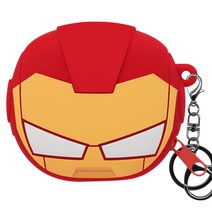 마블 스마트 실리콘 파우치 + 고리, 02아이언맨
