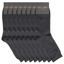 코지라벨 남성용 중목 심플 라인 정장 양말 MG 8족 세트