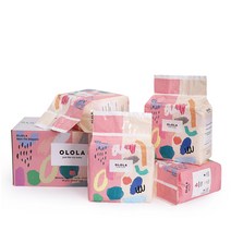 OLOLA 스킨핏 밴드형 기저귀 MEDIUM(6~11kg), 96매, M