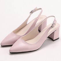 착한구두 세인트 스틸레토 미들힐 통굽 슬링백 6cm SBLTT1b6010