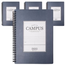 포포팬시 3000 캠퍼스 스프링 노트, 블루, 4개