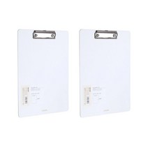 델리 린피니 클립보드 파일철 A4 72492, 화이트, 2개