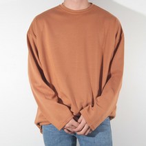 제이에이치스타일 남성용 오버핏 무지 긴팔 티셔츠 JHROK092