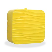 모닝듀 디자인 점보롤 케이스, 옐로우, 1개