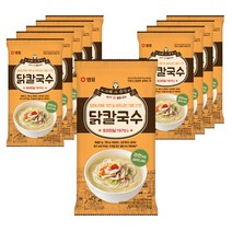 샘표 닭칼국수, 10개