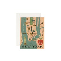 라이플페이퍼 NYC 카드, 혼합색상, 1개