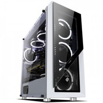앱코 수트마스터 칼리스토 컴퓨터 케이스 USB3.0 강화유리 화이트, 361G