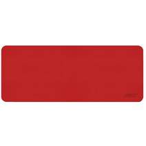 오엠티 가죽 양면 마우스패드 90 x 40 cm OMP-DUAL, 블랙 + 레드, 1개