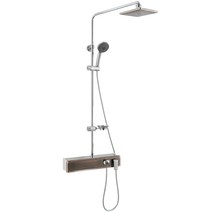 다인이엔지 아이언 선반형 황동 해바라기 레인샤워기 고급형 DB9090, 1개