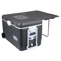 코스모스 테이블겸용 바퀴형 아이스박스 WJ-970T, 혼합색상, 70L