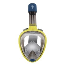 다이비프로 익스트림 풀페이스 스노쿨링 마스크, 옐로우