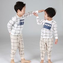 올챙이 아동용 트레일러 긴팔 간절기 내복 상하의 세트