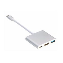 애니클리어 USB Type C to HDMI   USB 3.0   PD 변환아답터, PDB-TCH10