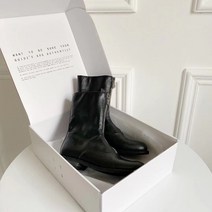 여성 프론트 지퍼 워커 부츠