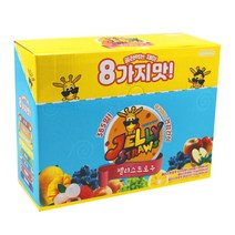 젤리스트로우 19.3g x 10p x 8종 젤리 세트, 1544g, 1세트
