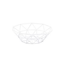 네이처안 트윌 철제 과일 간식 바구니, 화이트