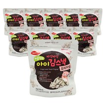 베베스트 처음먹는 바삭바삭 아이 김스낵, 오리지널맛, 10개