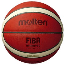 몰텐 KBL 프로농구 천연가죽 공인 농구공, BG5000