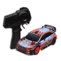 RCCHAMP 1:24 현대 모터 스포츠 i20WRC GT24 버젼 고성능 RC카 RTR + 배터리 + 송신기 세트, 혼합색상
