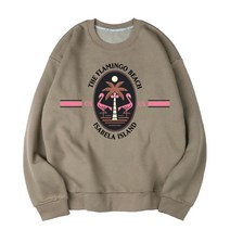 벤힛 플라밍고 세미 오버핏 특양면 맨투맨