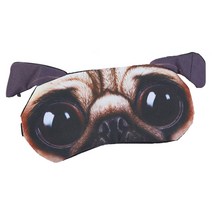 동물 그래픽 안대 3 불독, 1개입, 1개