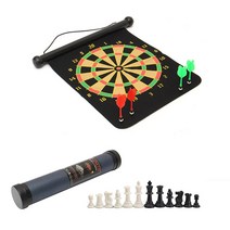 보아미 양면 자석 다트체스게임 세트 대 + 고급케이스, 혼합색상