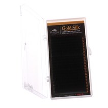 하나 골드 실크 래쉬 인조 속눈썹 0.2 x 9 mm, 블랙(J), 1개