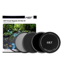 에이치앤와이 MAGNETIC HD MRC IR ND 8 64 1000 카메라 필터 키트 72mm